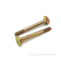 Coloured zinc carriage bolts